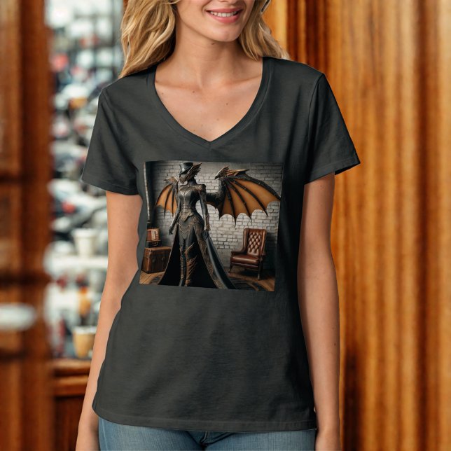 Steampunk Dragon Rider T Shirt (Skapare uppladdad)