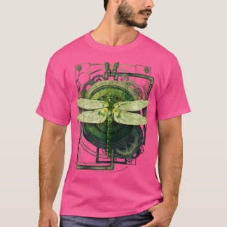Steampunk Dragonfly Victorian Art Mechanical Steam T Shirt