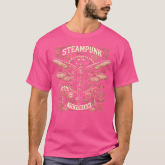 Steampunk Dragonfly Victorian Art Mechanical Steam T Shirt