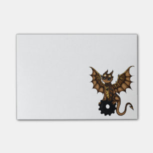 Steampunk drake post-it block