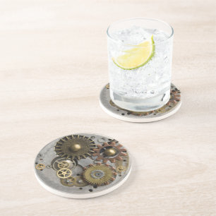 SteamPunk drinkkustfartyg Underlägg