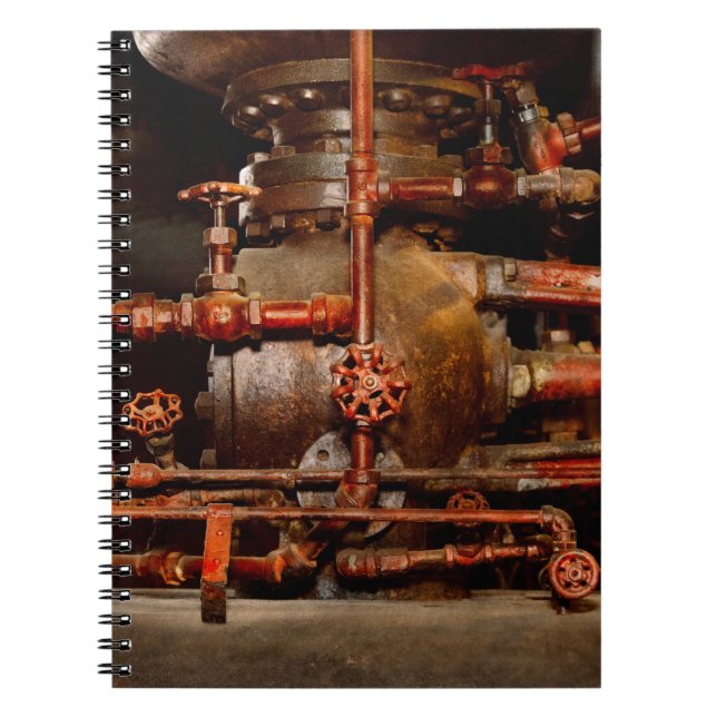 Steampunk - Drömmande önskningar Anteckningsbok (Framsidan)