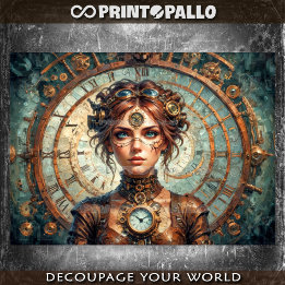 Steampunk-drottning av tid och klockor