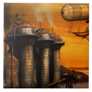 Steampunk - Dystopi - Utposten Kakelplatta