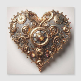 Steampunk Elegant Clockwork Gear Heart