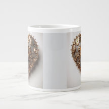 Steampunk Elegant Clockwork Gear Heart