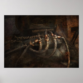 Steampunk - Elektrisk - Nötta kontakter Poster