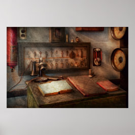 Steampunk - Elektriskt - Mitt 9 till 5-jobb Poster