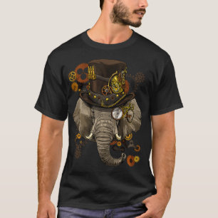 Steampunk Elephant Steampunk Elephant Älskare For T Shirt
