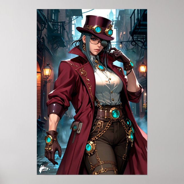 Steampunk Enchantress -Refinement and Power  Poster (Framsidan)