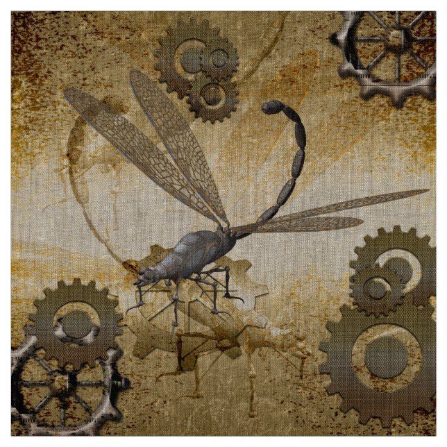 Steampunk enorma sländor med utrustar tyg (Provkarta)