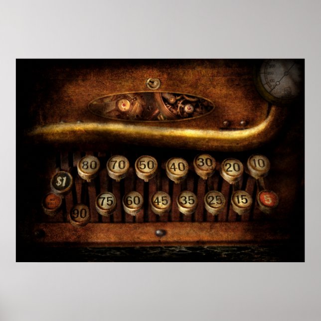 Steampunk - ersättningsmekanism poster (Framsidan)