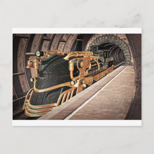 Steampunk Express Vykort