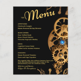 Steampunk Extravaganza Guld Vintage bröllop