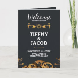 Steampunk Extravaganza Vintage Cogs Flat Program