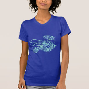 Steampunk fagocyt vs. bakterier tee