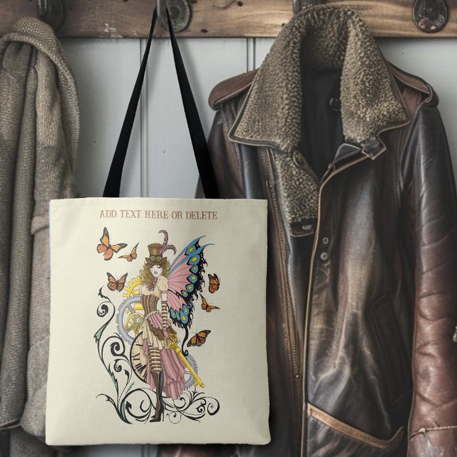 Steampunk Fairy Gult Clock Gears Tygkasse (Skapare uppladdad)