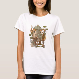 Steampunk Fairy House T Shirt