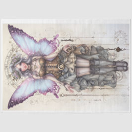 Steampunk Fairy with Rosa Vingar Tissue Paper