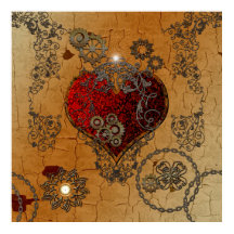 Steampunk, fantastisk hjärta