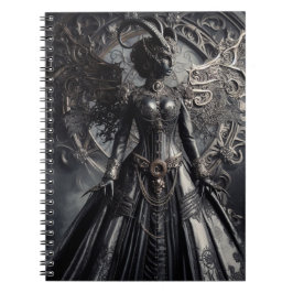 Steampunk Fantasy Mörker Demon Mode Anteckningsbok
