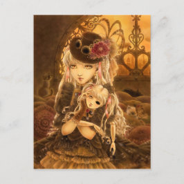 Steampunk Fantasy Postcard - om Vykort