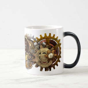 Steampunk får det utrustar in muggen magisk mugg