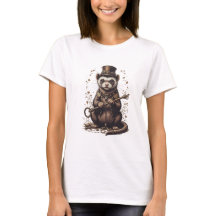 Steampunk Ferret t-shirt design