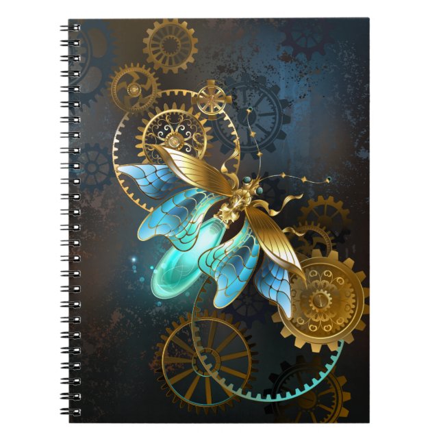 Steampunk Firefly Anteckningsbok (Framsidan)