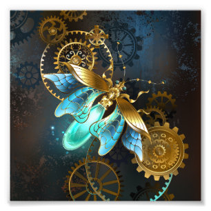 Steampunk Firefly Fototryck