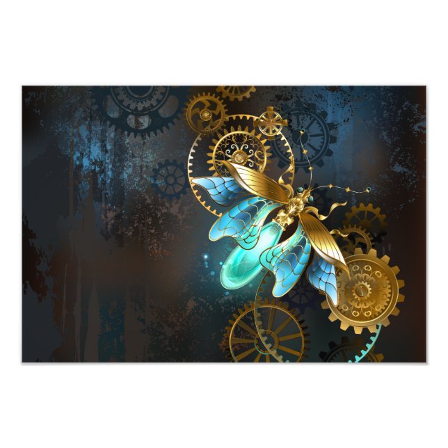 Steampunk Firefly Fototryck (Framsidan)