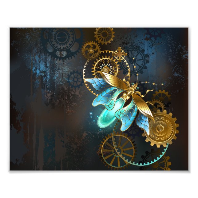 Steampunk Firefly Fototryck (Framsidan)