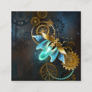 Steampunk Firefly Fyrkantigt Visitkort