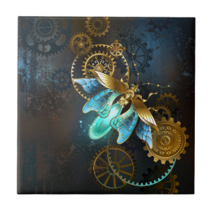 Steampunk Firefly Kakelplatta
