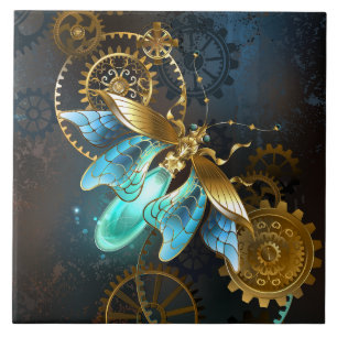 Steampunk Firefly Kakelplatta