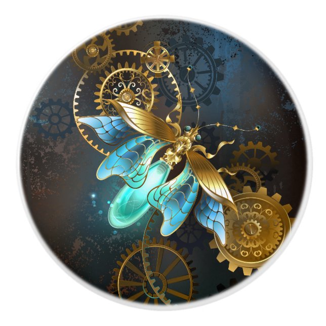 Steampunk Firefly Knopp (Framsidan)