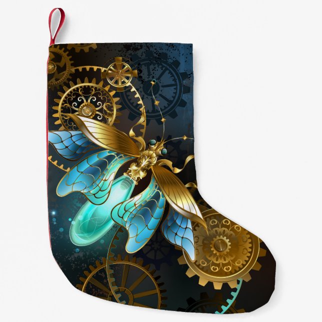 Steampunk Firefly Liten Julstrumpa (Framsidan)