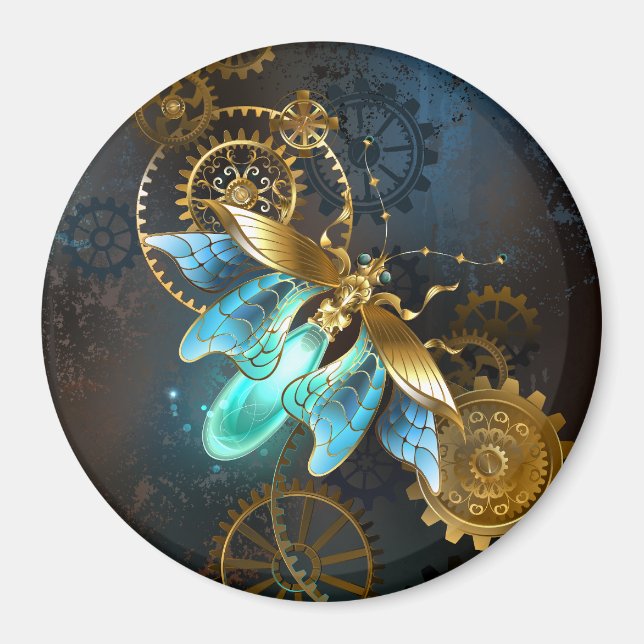 Steampunk Firefly Magnet (Framsidan)
