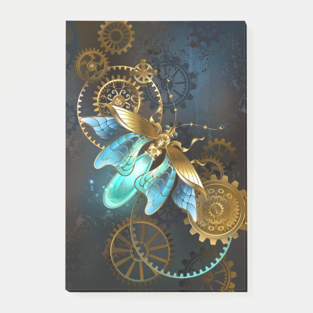 Steampunk Firefly Post-it Block (Framsida)