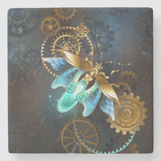 Steampunk Firefly Stenunderlägg (Framsidan)
