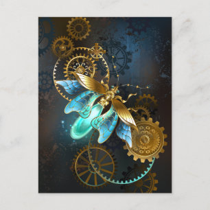 Steampunk Firefly Vykort