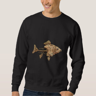Steampunk Fiskdjur Lång Ärmad Tröja