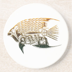 Steampunk fiskunderlägg underlägg