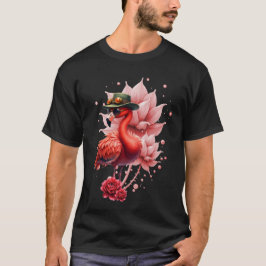 Steampunk Flamingo - Fantasy Digital Artwork T Shirt