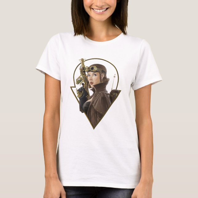 Steampunk flygare tee shirt (Framsida)