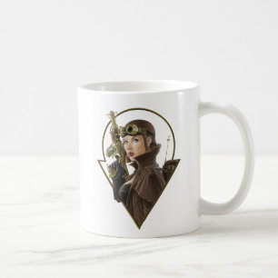 Steampunk flygaremugg kaffemugg