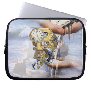 Steampunk-födelsedag brev B Laptop Sleeve