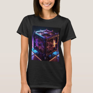 Steampunk Fractal Reflective Music Box T Shirt