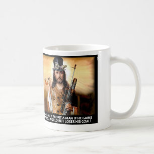 Steampunk frälsare kaffemugg