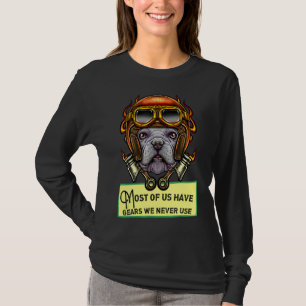 Steampunk Fransk Bulldog Steam Punk Hund Frenchie T Shirt